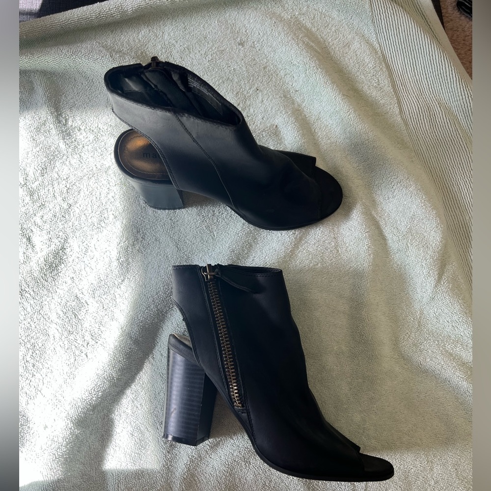 Madden Girl peep toe booties. Size 7.5